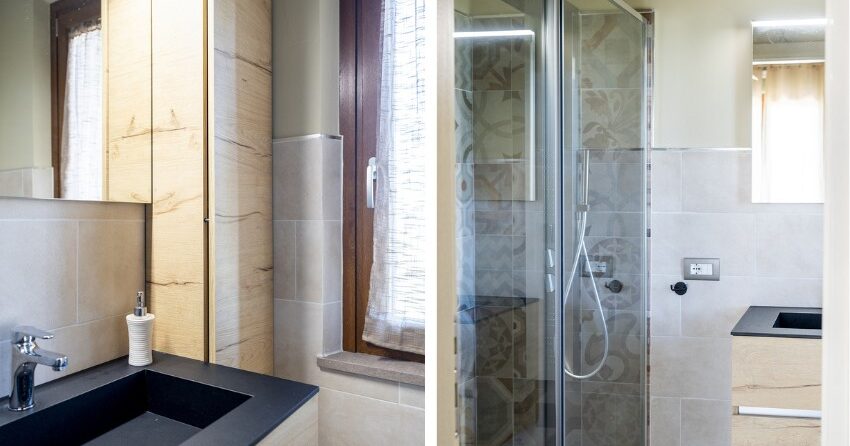 Villa Ginestra, dependancen. Bad (leilighet 3)