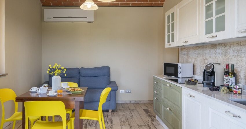 Villa Ginestra, dependancen. Kjøkken (leilighet 1