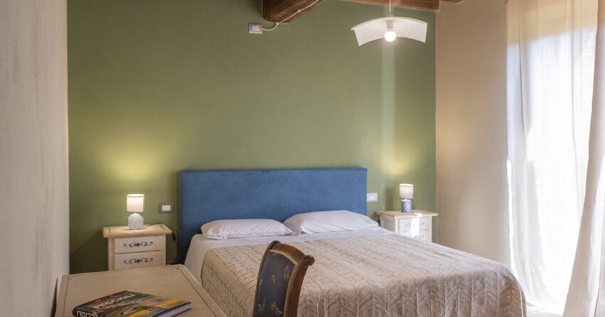 Villa Ginestra, dependancen. Soverom (leilighet 2