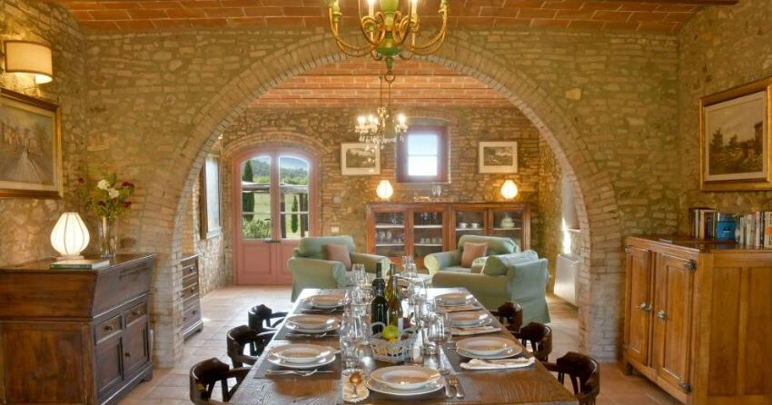 Villa Ginestrino, Spisestue