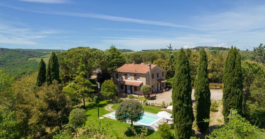 Villa Gambasso, Feriehus med basseng i Toscana : Primatoscana