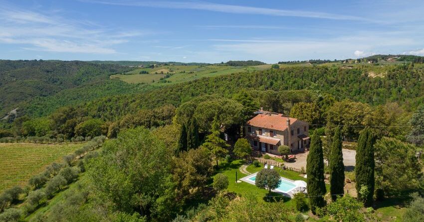 Villa Gambasso, Feriehus med basseng i Toscana : Primatoscana